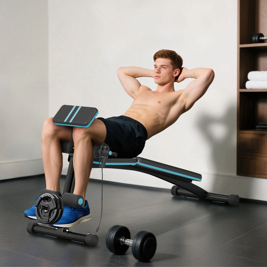Banc de musculation réglable et pliable