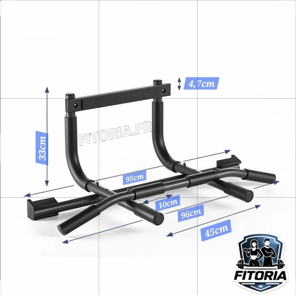 Barre de traction multifonctionnelle pour encadrement de porte