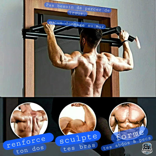 Barre de traction multifonctionnelle pour encadrement de porte